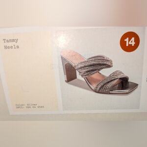 Elegant Silver Heels